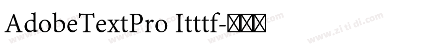 AdobeTextPro Itttf字体转换